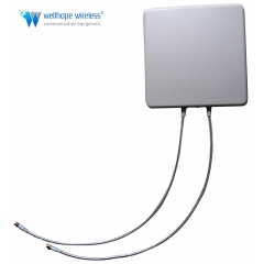 Antenne à écran plat wlan 2,4 GHz et 5 GHz 12 dBi X2
